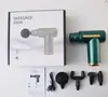 Pistola de Fascia Mini Multi-cabezal Transfronteriza para Hombro y Cuello Masajeador Muscular Pistola de Estiramiento Equipo de Fitness Multifuncional Exclusivo para Hombres