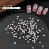 Brillantes Color Fuego Estrella de Cinco Puntas Circonia Pedrería para Uñas Lujo Ligero Estrellas Pequeñas Planas DIY Pedrería para Decoración de Uñas Navideñas