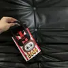 2025 Popular Dibujo Animado Lbb Linda Bolso Cruzado Tejido Billetera Bolso de Mano para Llevar a Mano Bolso de Mano Estilo K Ins