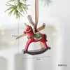 Nuchi Ornamentos de Árvore de Natal de Resina Retrô Transfronteiriços Guirlanda de Decoração de Natal Decorações Penduradas Presentes de Decoração de Natal