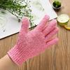 Guantes de Baño, Guantes de Baño de Cinco Dedos, Toalla Exfoliante para Frotar, Cepillo de Baño Exfoliante de Cinco Dedos, Toalla Exfoliante de Doble Cara para Espalda de Adulto
