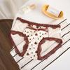 Ropa Interior de Encaje Sexy Pure Lust para Mujer Retro Love Estampado Satén Calzones Cubre Cadera Transpirables de Cintura Media Nuevo