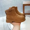 Botines tipo Martin para niña, botines cortos, nuevo estilo otoño e invierno 2026, botas infantiles, botines elegantes de otoño para niñas mayores, botines de cuero con peluche, elegantes