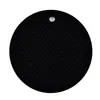 Tapete de isolamento térmico de silicone em favo de mel tapete de isolamento térmico anti-queimadura tapete para xícara de chá fácil de limpar espesso resistente a altas temperaturas antiderrapante à prova d'água 95g