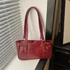 Bolsa de Axila Lisa de Color Nuevo Otoño 2026 Bolso de Mano Dulce Fresco Moda Simple Nicho Bolso de Hombro de Gran Capacidad