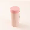 Caja de almuerzo de plástico portátil para llevar, apta para microondas, juego de fiambrera para estudiantes y vaso de agua, fiambrera de frutas para trabajadores de oficina