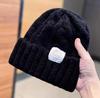 Gorro Frío Klein Azul Personalizado Circunferencia de Cabeza Grande Gorro de Punto Holgado para Mujer en Otoño e Invierno con Patrón de Espiga Gruesa Gorro de Hilo a la Moda