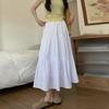 Vestido Largo de Tres Capas a Cuadros Estilo Fresco para Mujer Verano Estilo Dulce Combinable Elegante Ajustado Línea A Paraguas Empalme Vestido Pastel