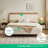 Cama de Panel Moderna y Sencilla Habitación de Alquiler para Apartamento Pequeño Dormitorio Principal Bed & Breakfast Segundo Dormitorio Adecuada para Cama de Personas Mayores Uso Doméstico Estilo Madera Maciza Cama Matrimonial