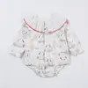 Mameleco de Algodón Puro para Bebé estilo Otoño con Estampado Clase A Body de Manga Larga sin Huesos para Gateo Traje de una Pieza para Recién Nacido