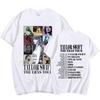 Camiseta Gráfica Taylor the Eras Tour 2023 World Tour Masculina Feminina