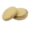 Pote de Armazenamento de Vidro Borossilicato Alto com Tampa de Bambu Embutida e Placa de Pressão Lateral Curva Simples - Novo Estilo