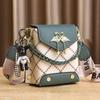 Bolsa de Fabricante Bolsa de Ombro Feminina 2025 Nova Moda Primavera e Verão Estampa Pequena Linha Bordada Bolsa para Celular Grande Capacidade Peça Única Envio Direto