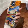 Funda de Película Retro Sol Luna Planeta Adecuada para Samsung s24/s23+ s22 Modelo Todo Incluido Espejo Nicho No Chocante