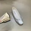 Zapatos de mujer con plataforma interior, lazo, estampado de leopardo, estilo francés de verano 2026, plateados, adecuados para combinar con faldas, zapatos de ballet para la noche