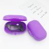 Estuche Portátil Plegable para Lentes de Lectura para Hombres y Mujeres, Estuche de Plástico Simple con Tapa Abatible, Caja de Almacenamiento, Almacenamiento Portátil