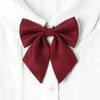 Uniforme de Licenciatura Foto de Graduación Lazo de Moño Femenino Jk Estilo Japonés Estilo Preppy Uniforme de Marinero Uniforme Escolar Lazo de Moño Borgoña Cuello de Plumas Flor