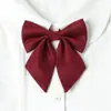 Camisa Gravata Borboleta Vinho Feminina Jk Coisas Pequenas Roupa de Marinheiro Acessórios de Roupa Estilo Preppy Colarinho de Pena Rosa Flor