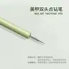 Manicura simple, bolígrafo de puntos de doble extremo y bolígrafo para cuentas, decoración de salón de uñas de doble uso y juego de bolígrafos de gel para aplicación de pedrería, venta al por mayor de fábrica
