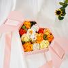 Ramo de caja de regalo creativo en forma de corazón para el Día del Maestro, Día de la Madre, regalo de acompañamiento para novias, regalo de cumpleaños