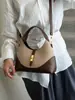 Bolso de Mano de Color Contrastante de Alto Gama para Otoño e Invierno Bolso de Hombro Simple y Versátil para Mujer Bolso Cruzado de Nicho para Mujer