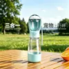 Dispensador de agua para mascotas para exteriores del fabricante, a prueba de fugas y portátil, para que gatos y perros beban agua sobre la marcha, venta al por mayor de artículos para mascotas