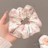 Pañuelo Cuadrado a Cuadros Estilo Coreano para el Cabello, Goma Elástica Estilo Perezoso, Cuerda para Moño de Gama Alta, Goma para el Cabello Dulce