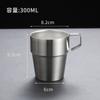 Vaso de agua de acero inoxidable de estilo coreano para niños, vaso para bebés de jardín de infantes, vaso de agua con aislamiento de doble capa, vaso de almacenamiento para acampar al aire libre, vaso de té