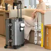 Maleta de Ruedas, Multifuncional, Unisex, Gran Capacidad, Engrosada, Resistente al Desgaste, Adecuada para Viajes, Equipaje de Mano y Viajes de Estudiantes
