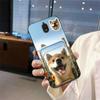 Adecuado para funda de teléfono móvil Blu, Ranura para tarjeta de silicona de cambio simple, Perro mascota lindo, Ranura para tarjeta personalizada, Divertido, Lindo e Interesante