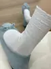 Calcetines de encaje de media pantorrilla nuevos para primavera y otoño, simples y versátiles, calcetines Ins sin costuras de alta gama a la moda, calcetines holgados retro coreanos