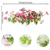 Amazon Flores Artificiais para Exterior Flores de Simulação Flores de Imitação Glória da Manhã Flor de Seda para Vasos Externos Decoração de Jardim em Casa Varanda