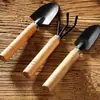 Atacado de fábrica mini kit de jardinagem conjunto de três peças ferramenta para suculentas doméstica Pá pequena plantio de flores em vaso Pá de pinus