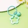 Chaveiro Acrílico Colorido Estrela Argola Sino Fofo Estrela DIY Mochila Fecho Fivela Pingente Acessórios