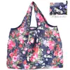 Nueva Bolsa de Viaje Plegable Ecológica de Dibujos Animados Portátil Supermercado Gran Capacidad Bolso de Hombro para Compras Bolso Tote para Mujer