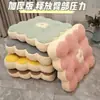 2025 Nuevo Cojín de Galleta de Color de Contraste de Dibujos Animados Cojín Redondo Cojín para Asiento de Oficina Cuadrado Venta Directa de Fábrica