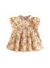 Camisa Tongsen Tongma para Niñas, Blusa Floral de Verano, Estilo Coreano Casual Ropa Infantil, Nuevo Modelo 2026, Top Infantil con Mangas Volantes