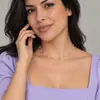 Nuevo Estilo Celebridad de Internet Versátil Elegante Perla Gimnasta Dulce Chica Mori Collar de Perlas Cadena para Clavícula