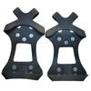 Cubrezapatos antideslizantes para nieve 10 dientes 24 dientes crampones clavo de acero inoxidable esquí camino de hielo y nieve resistente al desgaste crampones de montañismo al aire libre