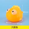 Venta al por mayor de fábrica vinilo pellizco llamado jugando agua animal pequeño juguete baño bebé patito amarillo pequeño jardín de infantes pequeño regalo