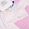 Encaje Sexy Top de Tubo Ropa Interior para Mujer Anti-Luz Reunido Base Envoltura de Pecho para Niña Tirante Invisible
