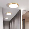 Lámpara de techo LED, luz redonda para dormitorio, luz simple y elegante para sala de estar, luz de habitación, comedor, balcón, accesorio de iluminación para pasillo, hierro
