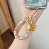 Cable de teléfono, correa para teléfono móvil, cordón de cristal, colgante pequeño, decoración de accesorio para teléfono, correa para teléfono móvil, correa antipérdida, cordón de silicona