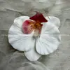 Flor Artificial Borboleta Estilo Fada Série Orquídea Clipe para Franja Novo Estilo Chinês Grampo de Cabelo Grampo para Coque na Parte de Trás da Cabeça Ornamento de Cabelo para Mulheres