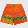 Pantalones Cortos Estilo Americano para Fitness y Ocio, Pantalones Cortos Deportivos Musculosos para Hombre, Pantalones Cortos de Cinco Puntos para Parejas, Pantalones Cortos de Playa, Pantalones Cortos de Malla de Secado Rápido Transfronterizos