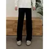 Pantalones Deportivos Jogger de Pierna Recta Color Sólido Estilo Retro Americano Otoño 2025 Unisex Holgados Básicos Versátiles