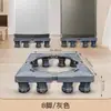 Base Universal para Lavadora con Ruedas Giratorias y Freno, Estante de Almacenamiento para Lavadora y Refrigerador, Soporte Elevador