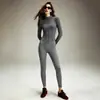 Novo conjunto de yoga para mulheres: Conjunto de duas peças para yoga e corrida, jaqueta curta com zíper e gola alta, cintura alta com controle de barriga e bumbum pêssego