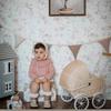 Papel Tapiz Pequeño Floral B&B Habitación de Niños Dormitorio Fondo Papel Tapiz Pastoral Americano Rosa Rosa Tiro Pared Cubierta