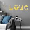 Adesivos de Parede Acrílicos Transfronteiriços Gato AMOR Sala de Estar Quarto Parede Criativo Autocolante Fundo de TV Sofá Parede Decorações de Parede